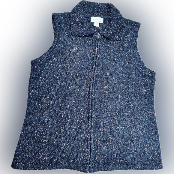 Vintage women’s CJ Banks Confetti sweater vest,  1X - Picture 7 of 15